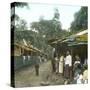 A Village Street on the Island of Java (Indonesia), around 1900-Leon, Levy et Fils-Stretched Canvas