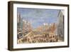 A Village Street with an Inn in Spring-Jan Brueghel the Elder-Framed Giclee Print