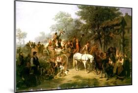 A Village Wedding, 1859-William Hahn-Mounted Giclee Print