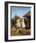 A Village Wedding in Hungary-Lajos Deák-Ebner-Framed Premium Giclee Print