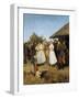 A Village Wedding in Hungary-Lajos Deák-Ebner-Framed Giclee Print