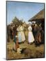 A Village Wedding in Hungary-Lajos Deák-Ebner-Mounted Giclee Print