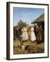 A Village Wedding in Hungary-Lajos Deák-Ebner-Framed Giclee Print