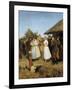 A Village Wedding in Hungary-Lajos Deák-Ebner-Framed Giclee Print