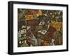 A Village-Egon Schiele-Framed Giclee Print