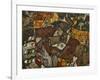 A Village-Egon Schiele-Framed Giclee Print