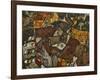 A Village-Egon Schiele-Framed Giclee Print