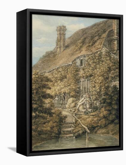 A Vine-Clad Cottage-Thomas Hearne-Framed Stretched Canvas