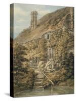 A Vine-Clad Cottage-Thomas Hearne-Stretched Canvas