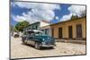 A vintage 1950's American car working as a taxi in the town of Trinidad, UNESCO World Heritage Site-Michael Nolan-Mounted Photographic Print