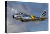 A Vintage F-86 Sabre of the Warbird Heritage Foundation-null-Stretched Canvas