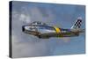 A Vintage F-86 Sabre of the Warbird Heritage Foundation-null-Stretched Canvas