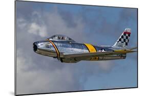 A Vintage F-86 Sabre of the Warbird Heritage Foundation-null-Mounted Photographic Print