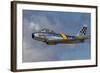 A Vintage F-86 Sabre of the Warbird Heritage Foundation-null-Framed Photographic Print