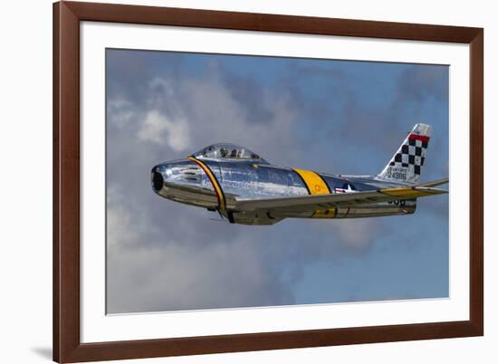 A Vintage F-86 Sabre of the Warbird Heritage Foundation-null-Framed Photographic Print