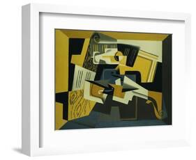 A Violin and Glass, 1918-Juan Gris-Framed Giclee Print