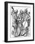 A Violinist and Two Cellists, 16th Century-Jost Amman-Framed Giclee Print