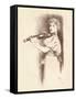 A Violinist, C1898-Fernand Khnopff-Framed Stretched Canvas