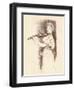 A Violinist, C1898-Fernand Khnopff-Framed Giclee Print