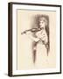 A Violinist, C1898-Fernand Khnopff-Framed Giclee Print