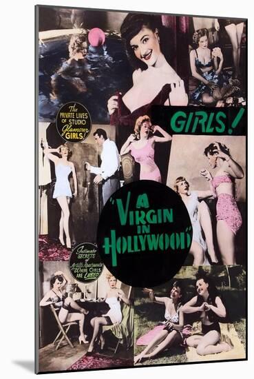 A Virgin in Hollywood-null-Mounted Art Print