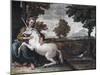 A Virgin with a Unicorn, 1604-05-Domenico Zampieri-Mounted Giclee Print