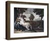 A Virgin with a Unicorn, 1604-05-Domenico Zampieri-Framed Giclee Print