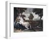 A Virgin with a Unicorn, 1604-05-Domenico Zampieri-Framed Giclee Print