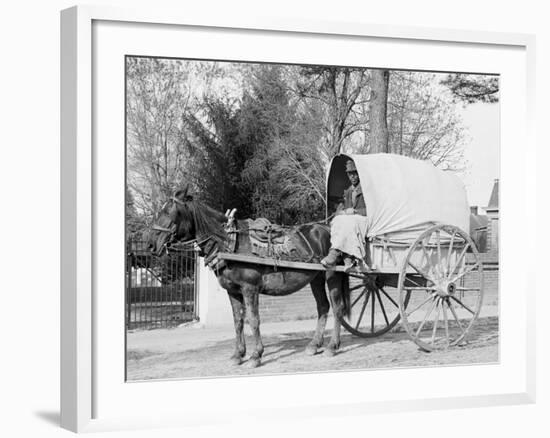 A Virginia Vegetable Cart-null-Framed Photo