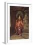 A Vishnu Statue in the Indra Temple, 1874-Vasili Vasilyevich Vereshchagin-Framed Premium Giclee Print