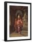 A Vishnu Statue in the Indra Temple, 1874-Vasili Vasilyevich Vereshchagin-Framed Giclee Print