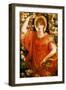 A Vision of Fiametta-Dante Gabriel Rossetti-Framed Art Print