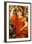 A Vision of Fiametta-Dante Gabriel Rossetti-Framed Art Print