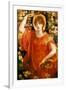 A Vision of Fiametta-Dante Gabriel Rossetti-Framed Art Print