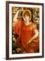 A Vision of Fiametta-Dante Gabriel Rossetti-Framed Art Print