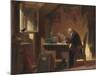 A Visit, about 1850-Carl Spitzweg-Mounted Giclee Print