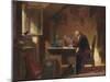 A Visit, about 1850-Carl Spitzweg-Mounted Giclee Print