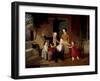 A Visit from Grandfather, c.1850-James Goodwin Clonney-Framed Giclee Print