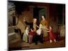 A Visit from Grandfather, c.1850-James Goodwin Clonney-Mounted Giclee Print
