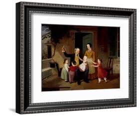 A Visit from Grandfather, c.1850-James Goodwin Clonney-Framed Giclee Print