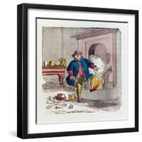 A Visit from St. Nicholas, 1840s-T.C. Boyd-Framed Giclee Print