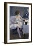A Visit in the Dressing Room Par Zandomeneghi, Federico (1841-1917). Oil on Canvas, Size : 53X34, 1-Federigo Zandomeneghi-Framed Giclee Print