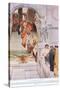 A Visit of Agrippa to Augustus-Sir Lawrence Alma-Tadema-Stretched Canvas