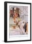 A Visit of Agrippa to Augustus-Sir Lawrence Alma-Tadema-Framed Giclee Print