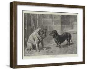 A Visit of Condolence-Heinrich Sperling-Framed Giclee Print