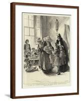A Visit to a Creche Managed by the Sisters of St Vincent De Paul-Mary L. Gow-Framed Giclee Print