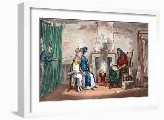 A Visit to a Fortune Teller, Early 19th Century-Isaac Robert Cruikshank-Framed Giclee Print