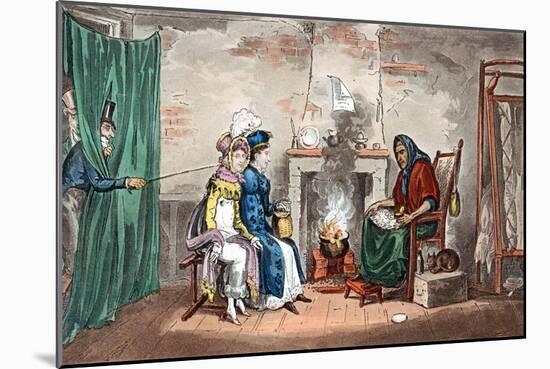 A Visit to a Fortune Teller, Early 19th Century-Isaac Robert Cruikshank-Mounted Giclee Print