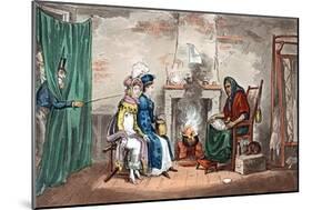 A Visit to a Fortune Teller, Early 19th Century-Isaac Robert Cruikshank-Mounted Giclee Print