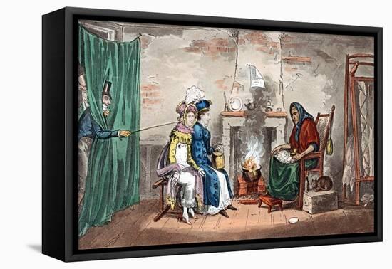 A Visit to a Fortune Teller, Early 19th Century-Isaac Robert Cruikshank-Framed Stretched Canvas